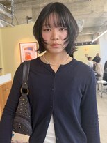 ロジェ(loje)&nbsp;20代30代40代　ダークアッシュ/ミディアムレイヤーカット