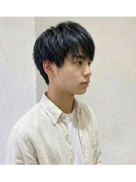 ノーブル 白金台店(Noble by PROGRESS) ☆スーツ短髪ツーブロック束感モテる黒髪シークレットパーマ☆