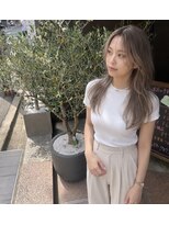 アース 大曽根店(HAIR&MAKE EARTH) 圧倒的ツヤ感。ハイトーンミルクティーベージュ