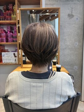 アルトル 池袋2nd(altru) ◇大人40代50代60代ショートボブ丸みショート白髪ぼかし