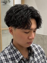 ラスト(LUAST) シャドウパーマメンズテテ風ゆるめパーマ韓国ヘア波巻きツイスト
