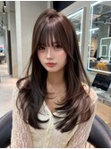 縮毛矯正・ストレート/くびれヘア/夏のヘアアレンジ
