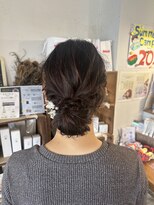 ムエール(mouair)&nbsp;ふわふわ下めシニヨン