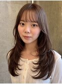 ケアブリーチダブルカラーレイヤーカットデザインカラー