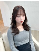 イロ(iro)&nbsp;ラベンダーベージュくびれ外はねミディ
