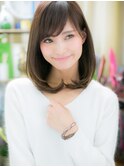 *bliss大宮*斜めバング☆小顔ナチュラルワンカールa