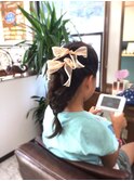 キッズヘアアレンジ