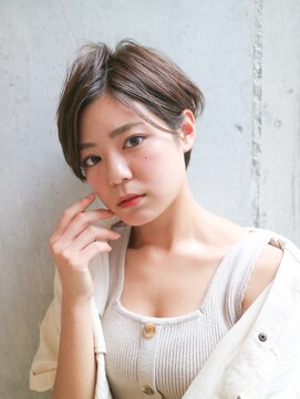 ダヴィン 中目黒(DaVin) 【DaVin中目黒】アッシュブラウン_毛先パーマ_ハンサムショート