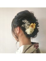 ネオリーブアイム 横浜西口店(Neolive aim)&nbsp;スッキリまとめた華やかアレンジ☆