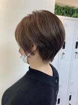 ヘアーザラブズラフズ オーガニカ 北九州(HAIR THE LOVES LAUGHS ORGANICA)&nbsp;ノーブルブラウンショート＊