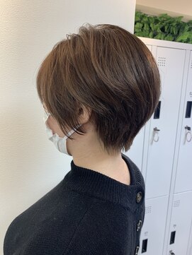 ヘアーザラブズラフズ オーガニカ 北九州(HAIR THE LOVES LAUGHS ORGANICA) ノーブルブラウンショート＊