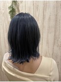 ◎ネイビーカラー×インナーカラー