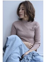 ミント 鳳(Mint.)&nbsp;【ANs,】30代大人 ミディアム オフィス・コンサバ ウルフヘア