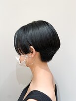 ムーン(moon) #縮毛矯正#ストレート#ミニウルフ#テラコッタ#くすみブルー