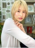 外国人風小顔金髪くびれショートボブウルフc5北浦和