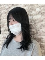 リン(Lin.)&nbsp;顔まわりレイヤー×ブルーブラック