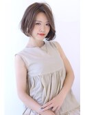 20代30代40代50代大人可愛いメルティーブラウンボブ