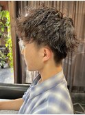メンズマッシュパーマツイストスパイラルパーマニュアンスパーマ