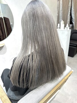 ランプヘアー(LAMP hair) 【LAMP hair】ブリーチ3回シルバー