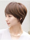 30代40代50代◎ナチュラルレイヤーショートボブ新宿代々木