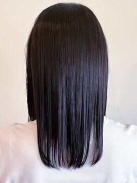 レポヘアー(Repos hair) 20代30代40代髪質改善トリートメント艶感ストレートセミロング