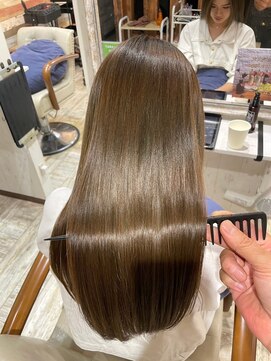 アミューズ(amuse) 横浜、関内で叶う美髪/髪質改善酸熱カラー/艶ジェルカラー