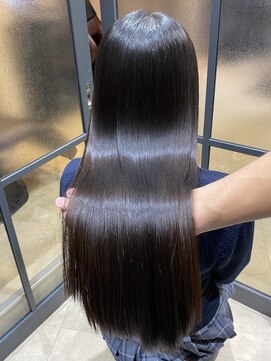 エクラート リラ 立川店(ECLART lilas.) 艶ブラウンまとまりスタイル【半個室/マンツーマン施術】