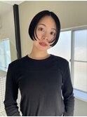 切りっぱなしボブ
