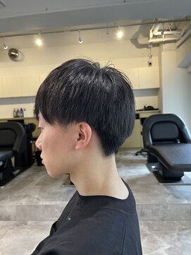 ソイクフ 四条大宮店(SOY-KUFU) 【soy-kufu】MEN'S HAIRナチュラルマッシュアッシュブラック