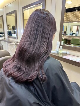 ヘアーアンドメイク ビス(HAIR&MAKE bis) ラベンダーベージュ/オージュアトリートメントで作るツヤ