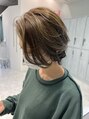 ピリオド 松阪(Period.)&nbsp;オリーブベージュ！ショートヘアもお任せください！【髪質改善】