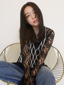 ボンドバイテトテ 三宮元町(BONDbytetote) 【BOND】　黒髪レイヤーロングストレート