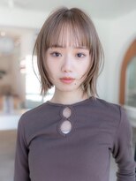 ケアリー 越谷レイクタウン(Carelly) デザインカラー/レイヤーカット/ウェットヘア/オリーブベージュ