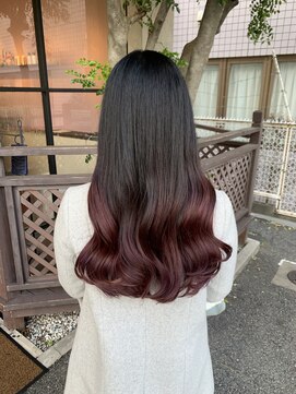 アヴァンス 北花田店(AVANCE) 【#ナチュラル派さんのピンクブラウン】×グラデーションカラー