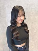 プルエクステで韓国風巻きスタイル