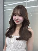 博多/天神/韓国ヘア/透明感カラー/顔周りカット