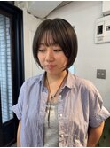 透明感カラー!扱いやすいボブ!