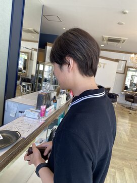 コワファースト 大分(COIFF1RST) メンズショート/ハイライト/グレージュ