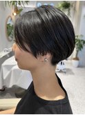 [Legit 海老名] 刈り上げショート/丸み/長め前髪