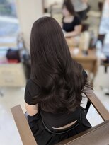 ハピネス 梅田茶屋町店(HAPPINESS)&nbsp;レイヤーカット/ヨシンモリ/くびれヘア/顔まわり/グレージュ