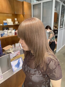 シールドヘアー 沖縄 新都心(C'LD Hair) ミルクティーベージュ/那覇美容室/おもろまち美容室