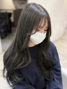 ザックラフィネ(ZACC raffine) オリーブグリーン/オリーブグレージュ/ワンカラー/顔周りカット