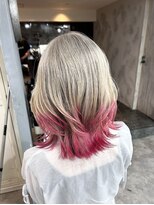 ヘアスタジオニコ(hair studio nico...) ☆white beige×pink☆