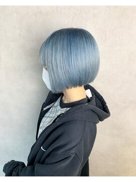 バズ サッポロ バイ フィーネ(BuzZ sapporo by Fi-Ne) ブルーシルバーボブ