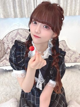 石田萌依ちゃん＊編み込みおさげヘア＊まゆ