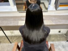 こだわり薬剤調合で髪質改善×美髪ストレート