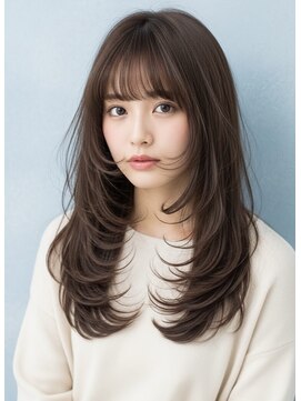 アイニ 大阪上本町店(aini) アディクシー/ブリーチなし/透明感/ツヤ/ブラウン