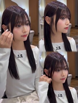 シュガー(Sugar) レイヤーカット/ワンホンヘア/韓国ヘア/顔まわり/大阪/梅田