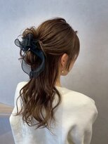 リンク(Link)&nbsp;ハーフアップアレンジ/ヘアアレンジ/結婚式ヘア/お呼ばれヘア