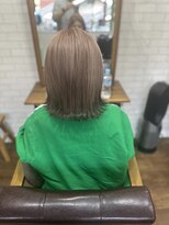 ライフ 星田店(Lyfe) 透明感グレージュ×髪質改善ストレートボブダブルカラー_479